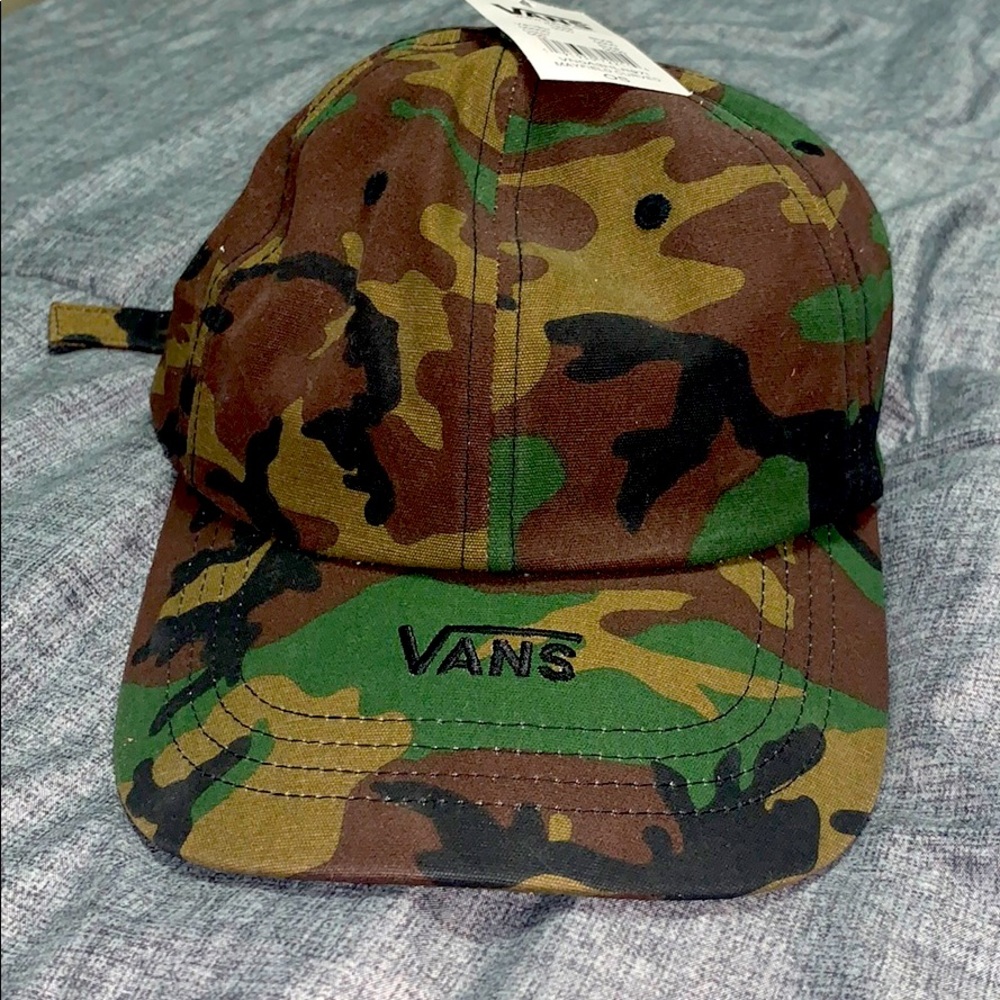 Vans camo adjustable dad hat